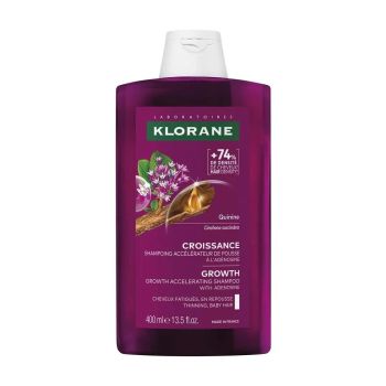 Quinine croissance shampoing accélérateur de pousse Klorane