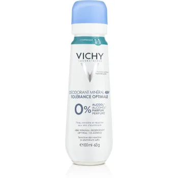 Déodorant minéral 48h tolérance optimale Vichy - spray de 100ml