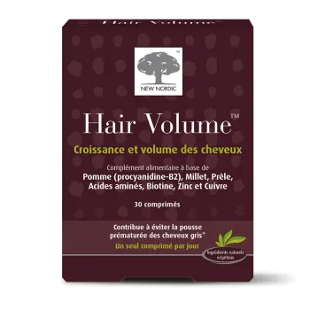 Hair volume croissance et volume des cheveux New Nordic - boite de 30 comprimés