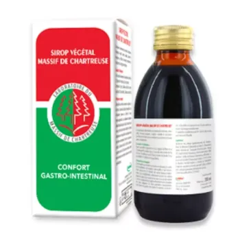 Sirop végétal du massif de la Chartreuse - flacon de 200ml