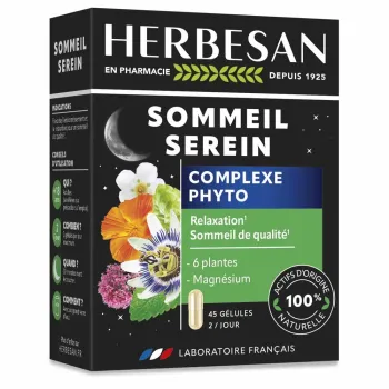 Sommeil serein Herbesan - boite de 45 gélules