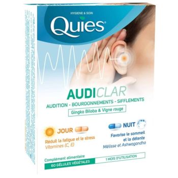 Audiclar jour/nuit Quies - boîte de 60 gélules