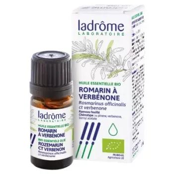 Huile essentielle romarin à verbénone Bio Ladrôme - Flacon de 5ml