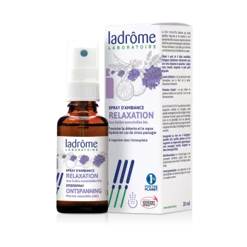Spray d'ambiance relaxation bio Ladrôme - flacon de 30 ml