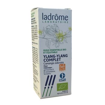 Huile essentielle ylang ylang complet Bio Ladrôme - Flacon de 5ml