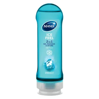 Gel massage intime 2en1 ice feel Manix - flacon de 200ml