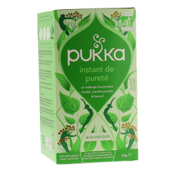 Infusion Purifier éclat intérieur bio Pukka - boite de 20 sachets