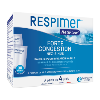 Netiflow forte congestion Respimer - boite de 30 sachets 