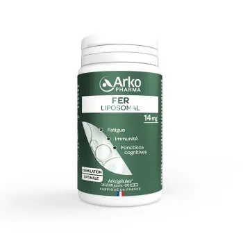 Fer liposomal 14mg Arkopharma - 60 gélules