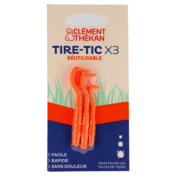 Tire-tic Clément Thékan - lot de 3 tire-tiques réutilisables