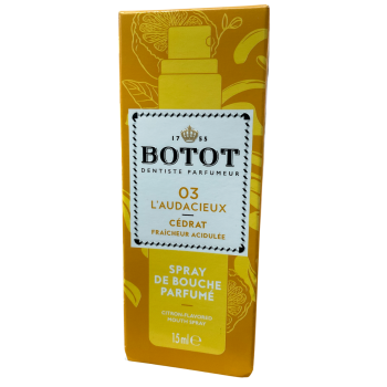 Spray de bouche parfumé Cédrat 03 l'Audacieux Botot - spray de 15ml