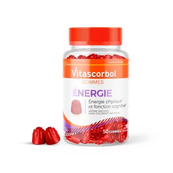 Vitascorbol Gommes énergie Cooper - pot de 50 gommes