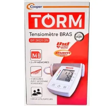 TORM Tensiomètre au bras BP 3KD1-3N Cooper - 1 tensiomètre
