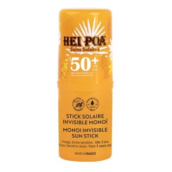 Stick solaire invisible Monoï SPF50+ Hei Poa - stick de 15g