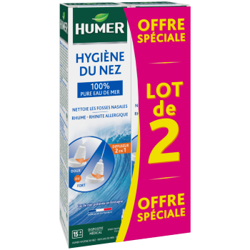 Hygiène du Nez Adulte Humer - Lot de 2 spray de 150ml
