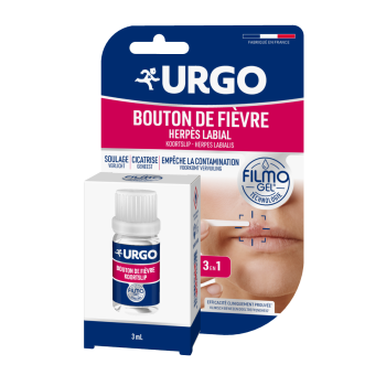 Filmogel bouton de fi&egrave;vre herp&egrave;s labial Urgo - flacon de 3 ml