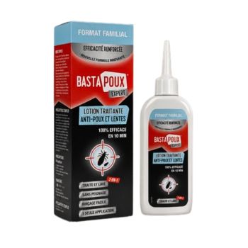 BastaPoux expert lotion traitante anti-poux et lentes PediAct