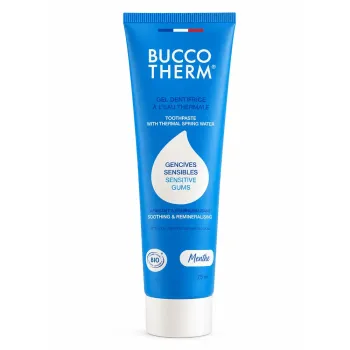 Gel dentifrice à l'eau thermale bio gencives sensibles Buccotherm - tube de 75ml