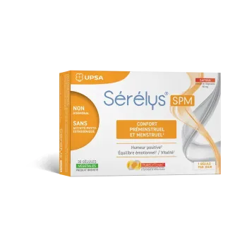 Sérélys SPM Confort prémenstruel et menstruel Upsa - boite de 30 gélules