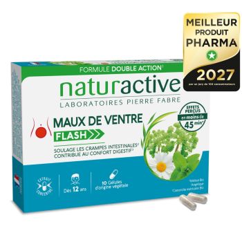 Maux de ventre Flash Naturactive - boite de 10 gélules