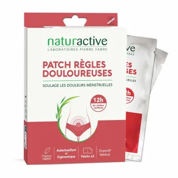 Patch règles douloureuses Naturactive - boite de 2 patchs 