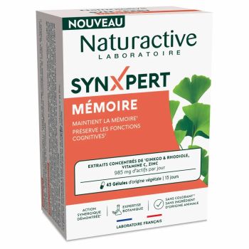 SynXpert mémoire Naturactive - 45 gélules