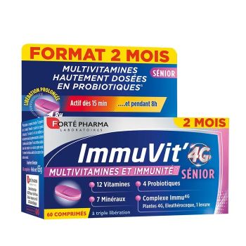 ImmuVit'4G multivitamines sénior Forté Pharma