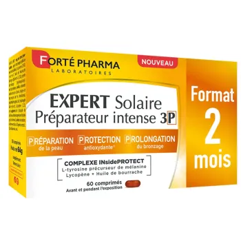 Expert Solaire préparateur intense 3P Forté Pharma - boîte de 60 comprimés
