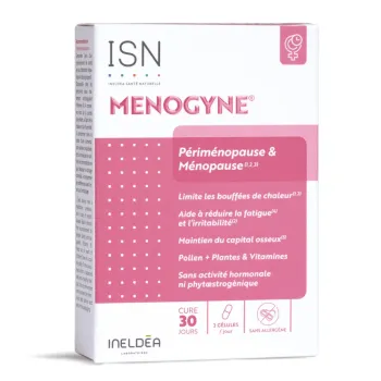 Menogyne périménopause et ménopause ISN - boite de 60 gélules