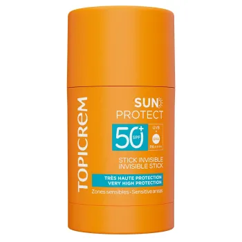 Sun Protect Stick solaire invisible SPF50+ Topicrem - stick de 15g