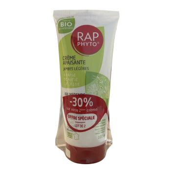 Crème apaisante jambes légères Rap phyto - lot de 2 tubes de 100ml offre spéciale