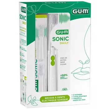 Sonic daily brosse à dents électrique sonique Gum - 4 produits 