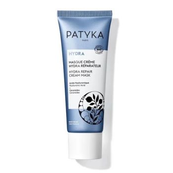 Hydra masque crème hydra réparateur bio Hydra Patyka - tube de 50ml
