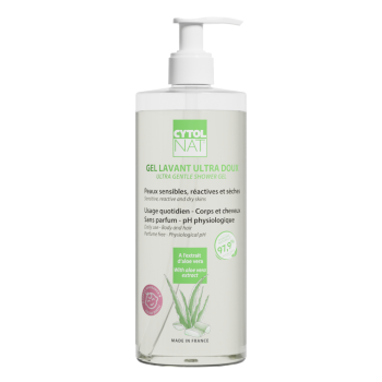 Gel lavant ultra doux Cytolnat - flacon-pompe de 500ml