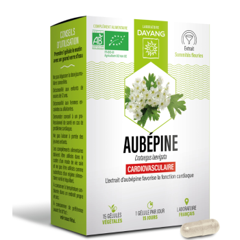 Aubépine cardiovasculaire Dayang - boite de 30 gélules 