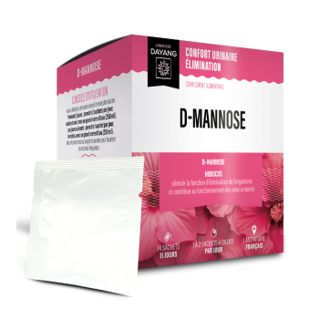 D-mannose confort urinaire élimination Dayang - boite de 14 sachets