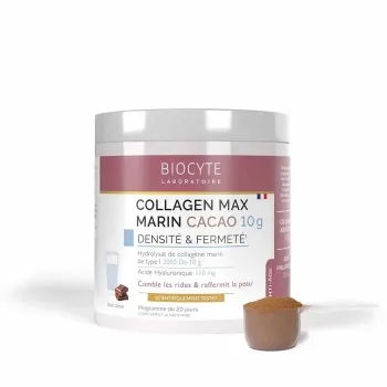 Collagen max marin cacao densité & fermeté Biocyte - pot de 260g