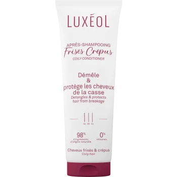 Après-shampooing frisés crépus Luxéol - tube de 250ml