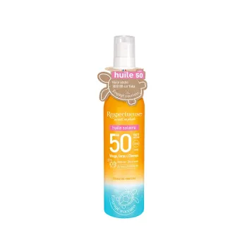 Huile solaire SPF50 Respectueuse - spray de 100ml