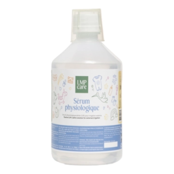 S&eacute;rum physiologique st&eacute;rile 0,9% LMP Care - flacon de 1000ml