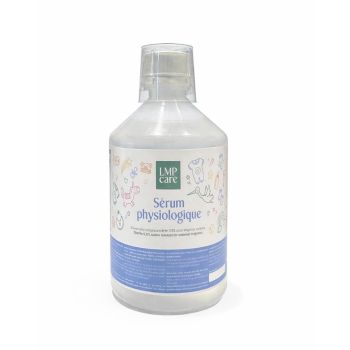 S&eacute;rum physiologique st&eacute;rile 0,9% LMP Care - flacon de 500ml
