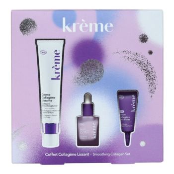 Coffret collag&egrave;ne lissant bio visage Kr&egrave;me - 3 produits