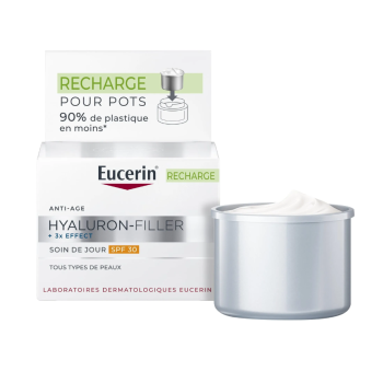 Hyaluron-filler soin de jour SPF30 Eucerin - recharge de 50ml