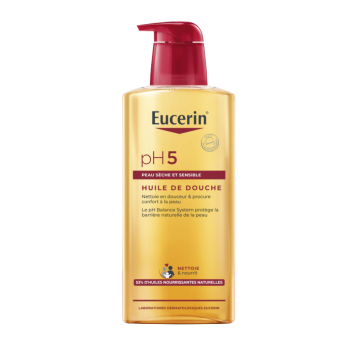 pH5 Huile de douche Eucerin - flacon-pompe de 400 ml