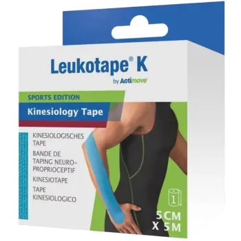 Leukotape K bande adhésive élastique bleu BSN medical – 5 cm x 5 m