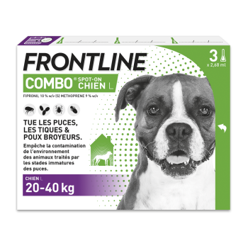 Combo Spot-On chien 20-40 kg Frontline