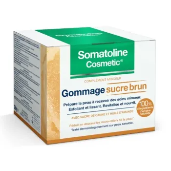 Gel gommage sucre brun Somatoline Cosmetic - pot de 350g