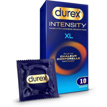 Préservatifs Intensity XL Durex - boite de 10 préservatifs