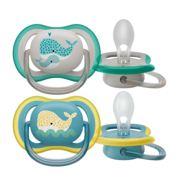 Ultra air sucette 18 mois et plus Philips Avent - lot de 2 sucettes 