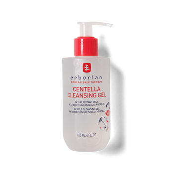 Centella Cleansing gel nettoyant doux Erborian - flacon-pompe de 180ml